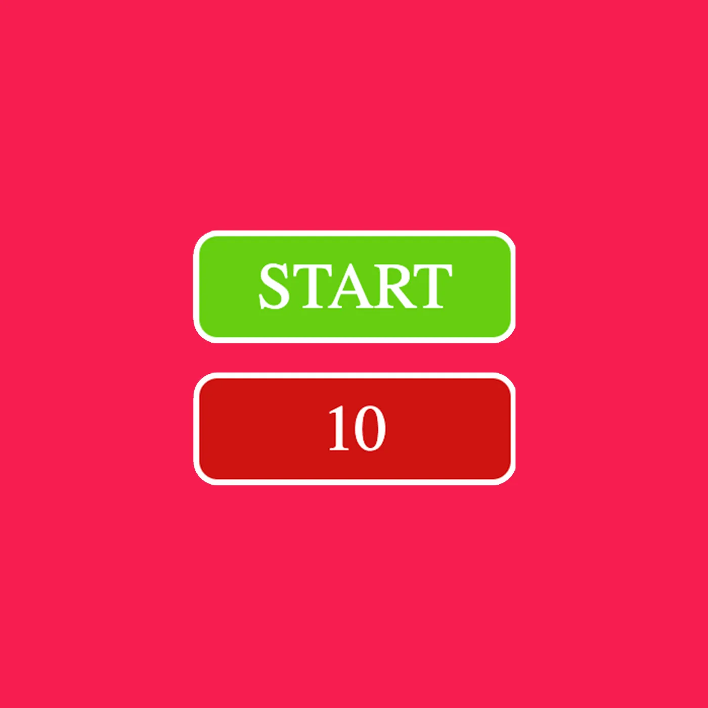 Screenshot of the math game showing a simple interface with numbers and operators