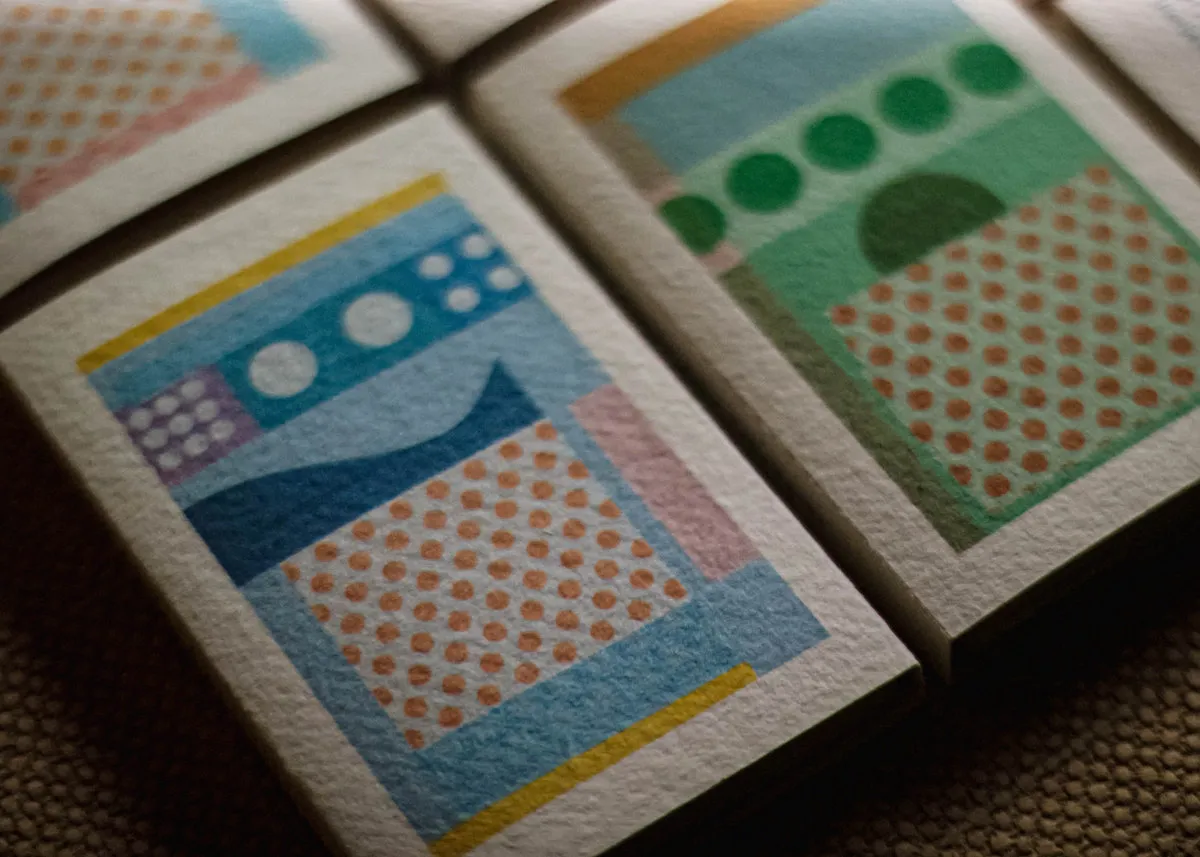 Photo from the performance Vikande blå